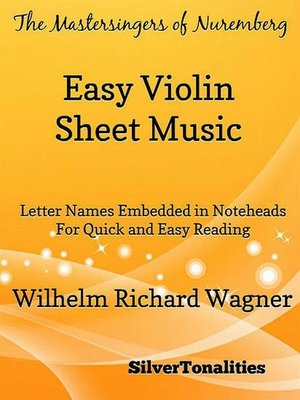 cover image of Mastersingers of Nuremberg Easy Violin Sheet Music